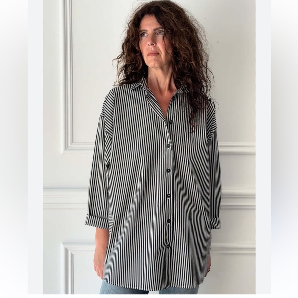 Bergfabel Over Shirt Striped 38